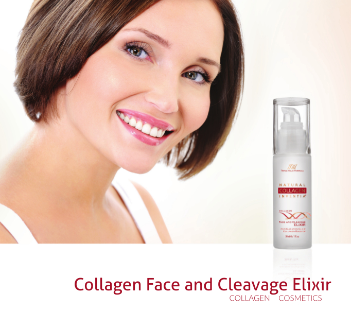Natural Collagen Inventia Face&Cleavage Serum gegen Falten